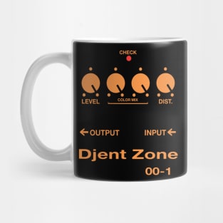 Djent Zone Guitar Pedal Parody Heavy Metal Guitar Mug